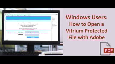 How to Open a Vitrium Protected PDF with Adobe Reader on Windows