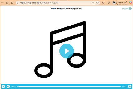 Vitrium Audio Player Default