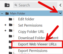Export Web Viewer URLs in Vitrium