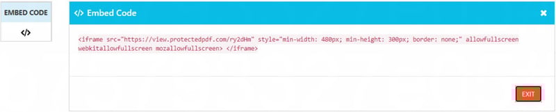 Vitrium - Embed Code