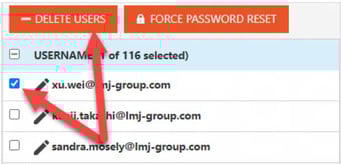 Delete Users in Vitrium