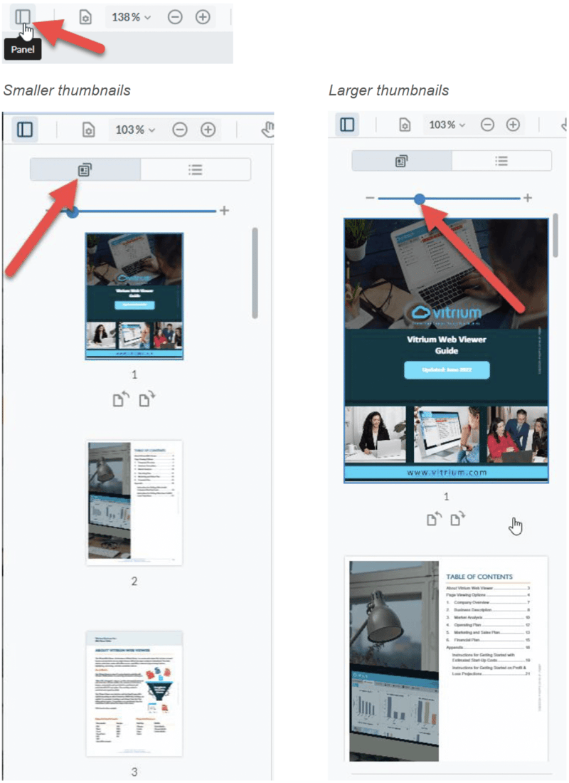 Vitrium-Web-Viewer-Page-Thumbnails