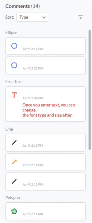 Vitrium-Web-Viewer-Sample-of-Annotations-Sorted-by-Type