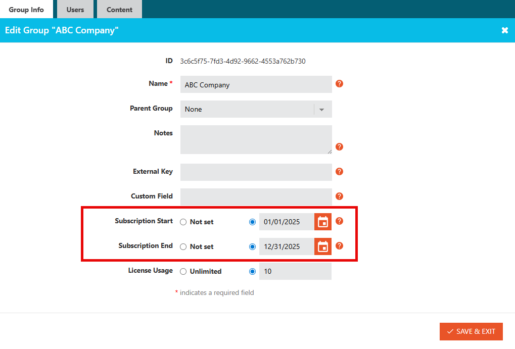 subscription-dates-for-group