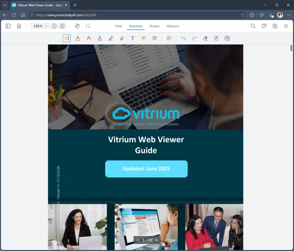 Vitrium Secure Web Viewer